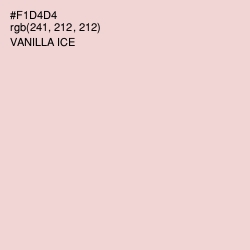#F1D4D4 - Vanilla Ice Color Image